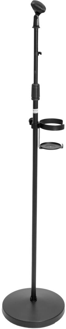 OMNITRONIC Set Support de microphone pour désinfectant, noir - Pieds de microphone