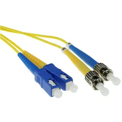 ACT SC-ST 9/125um OS1 Duplex 10.00m 10m 10m SC ST Gelb Glasfaserkabel (10 m), Netzwerkkabel