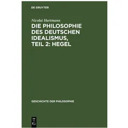 Hartmann:Die Philosophie des deutschen, Fachbücher von Nicolai Hartmann