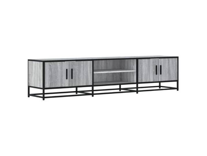 Gris TABLE TV - Meuble TV - PARAJIE - Armoire TV - Contemporain - sonoma gris 180x35x41cm - Bois d'ingénierie @7564432