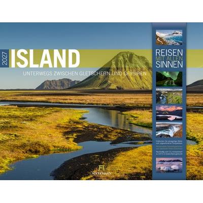 Island Kalender 2027 | Unterwegs zwischen Gletschern und Geysiren