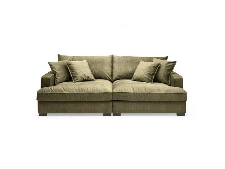 Trendstore Haidi Megasofa Microfaser - Microfaser Vogue olive Mo