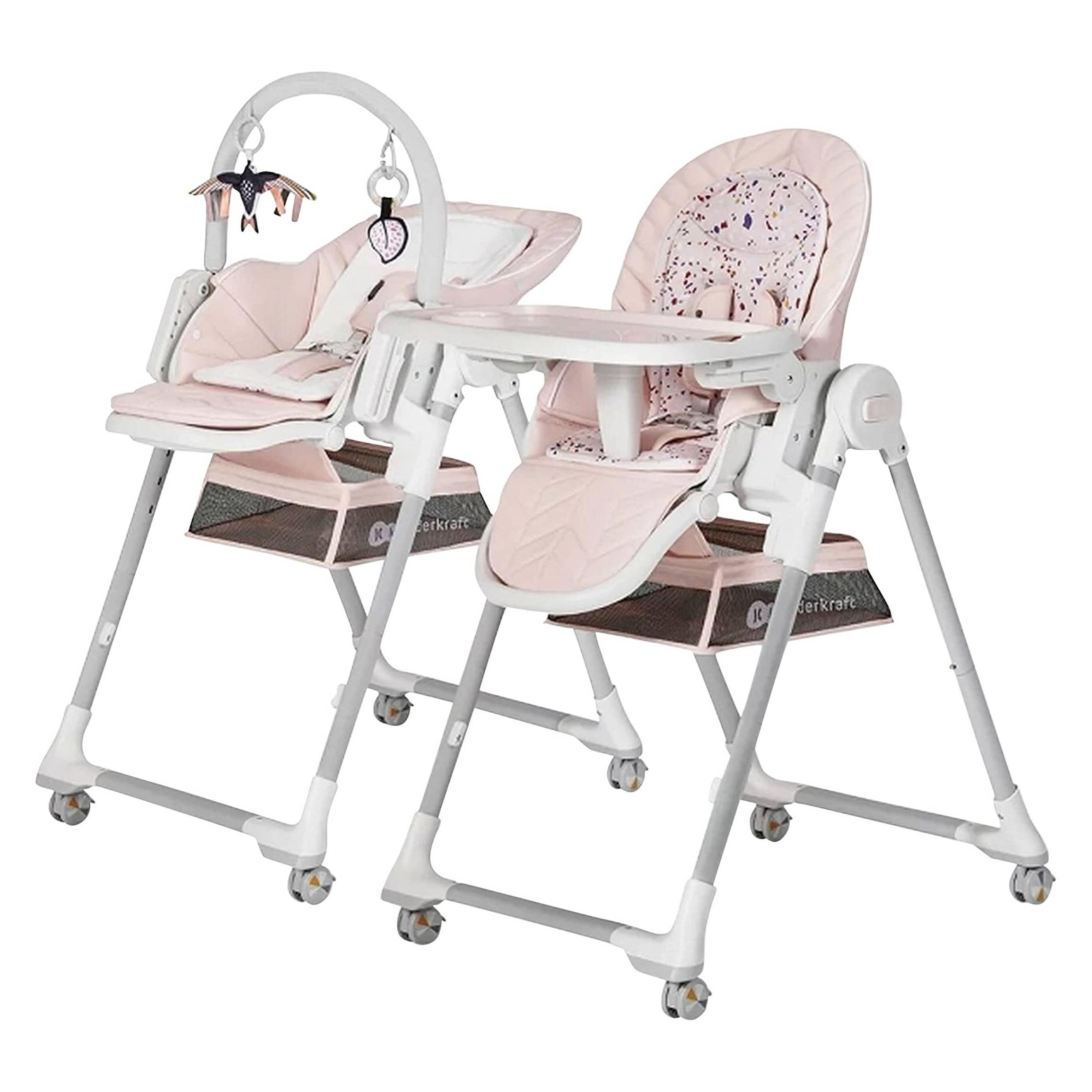KinderKraft highchair LASTREE, pink, KHLAST00PNK0000 (KHLAST00PNK0000)