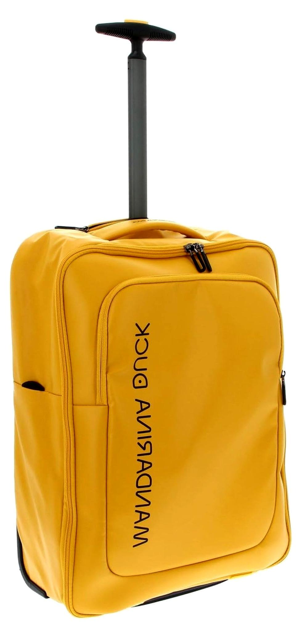 Mandarina Duck Eco Coated Trolley Backpack Duck Yellow