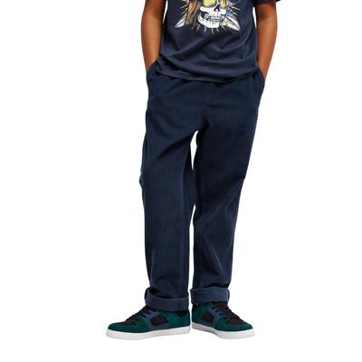 Outdoorhose QUIKSILVER "Taxer Cord", Kinder, Gr. 14, Normalgrößen, blau (schwarz navy), Obermaterial: 100% Baumwolle., Hosen Outdoorhose