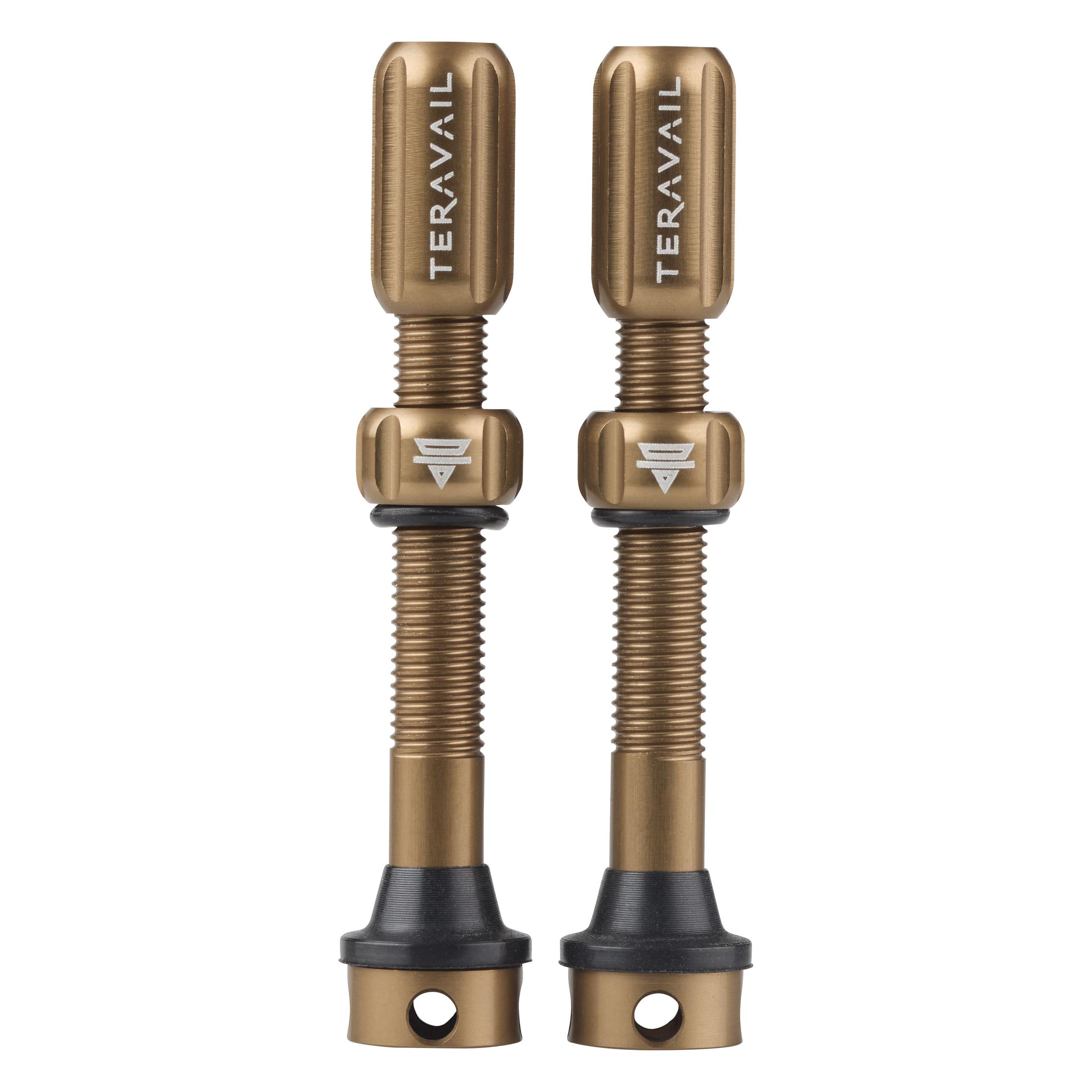 Teravail Tubeless Ventile, Presta, 48mm, 2 Stk., matte copper (66854138)