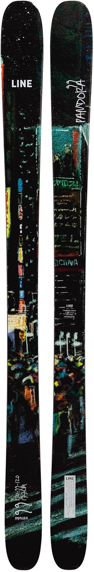Line  - Pack Ski Pandora 99 - 184 + Attack Lyt 11 Gw Br.110 Solid Black - Ski