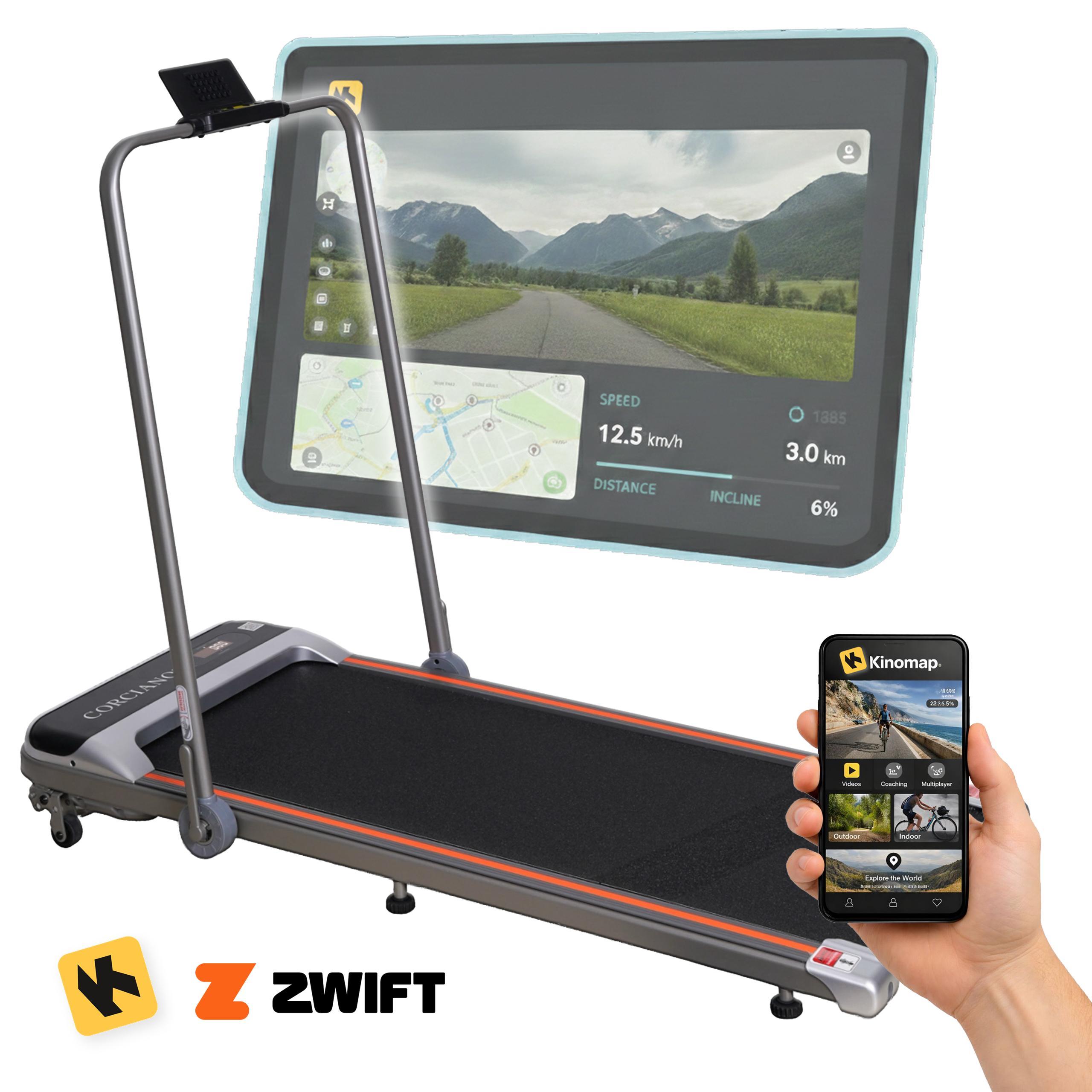 Elektrisches Laufband Alta - Corciano, LED-Display
