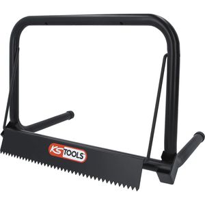 KS-Tools Putztuchrollenhalter 800.0160, Wandhalter, Rollen bis 28 cm, Metall, schwarz
