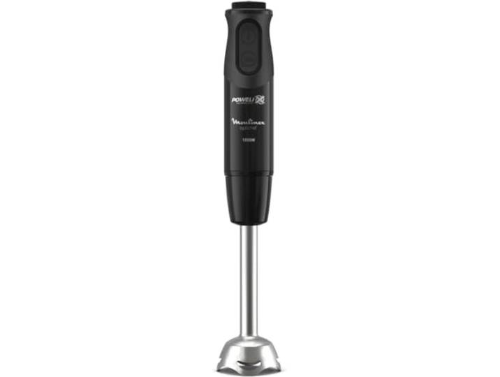 Moulinex Pied mixeur plongeant Optichef DD641810 Noir - 1000W\, 10 vitesses\, Hachoir de 500 ml\, Verre doseur de 800 ml\, antiéclaboussures