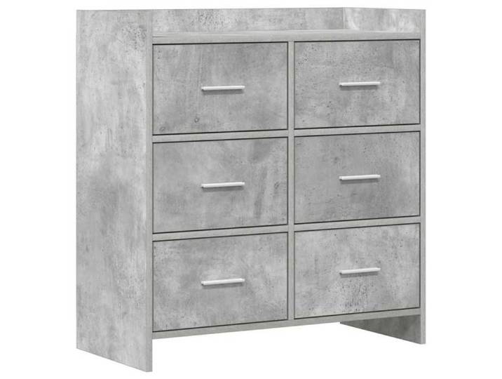 Elégance - Chic Meuble rangement - Buffet salon-séjour - Gris béton - 75x33x80cm - Bois d'ingénierie_0511020