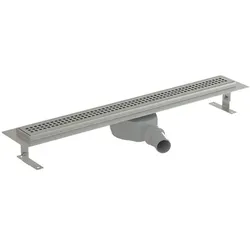 Duschrinne Anima 75 cm Edelstahl glänzende Quadrate ZLAB80NRZ1