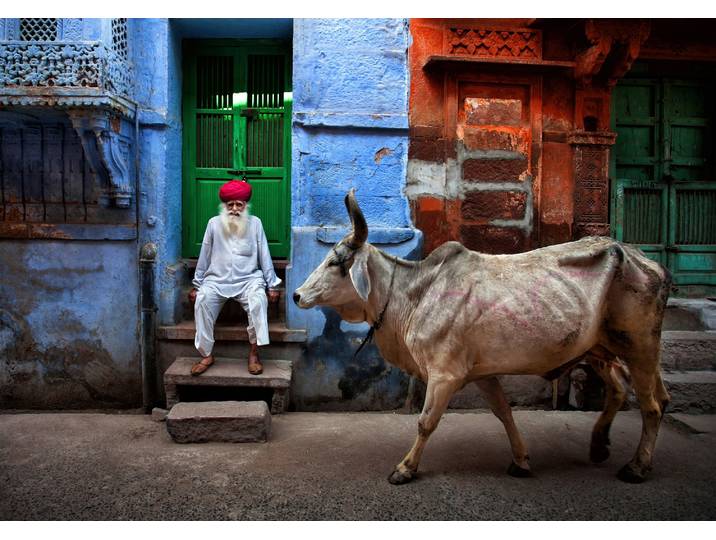 Fototapete PAPERMOON Photo-Art FADHEL ALMUTAGHAWI, INDIEN , bunt, B:1,5m L:1,11m, Vlies, Tapeten, Fototapete