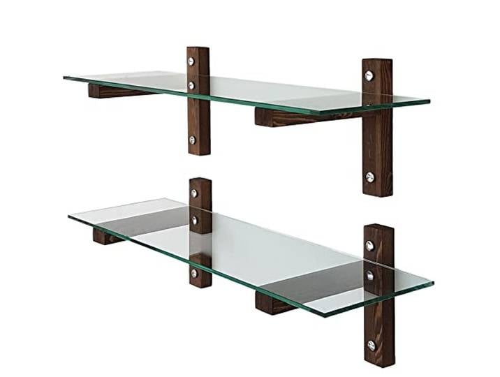 WellHome Regal SENA 85x25x25 cm Mahagonibraun