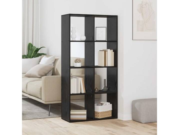 ROMHZKS Standregal mit 8 Ebenen aus Holzwerkstoff, 69,5 x 29 x 137,5 cm Freistehend, 8 Ablagen, Holzwerkstoff, vielseitig nutzbar, einfache Montage, pflegeleichte Oberfläche