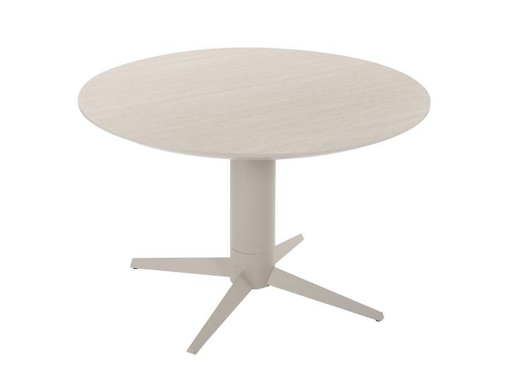 Table de repas ronde Theodoric Travertin/cachemire - Basika