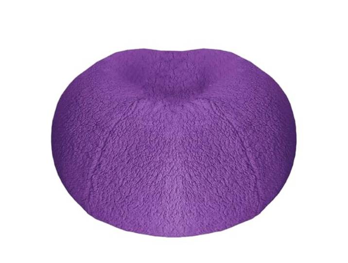 MKYYIOED Sitzsackbezug Bean Bag Pouf Cover Kein Füllstoff im Inneren(Purple,D100cm-cover)