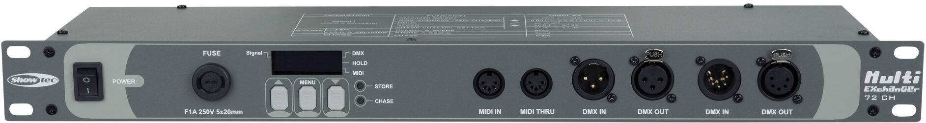 Showtec Multi Exchanger Dmx512 Zu 72-Kanal-Analogausgang