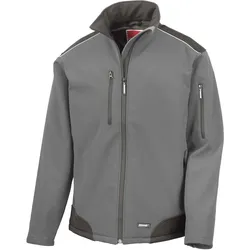 Result WORK-GUARD Herren 3-Lagen Softshell Ripstop Workwear Jacke Softshell-Jacke R124X