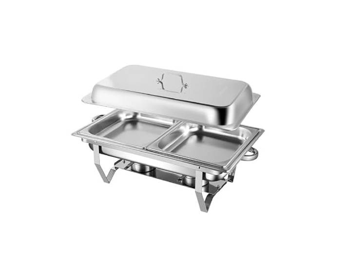 Chafing Dishes for Buffet Chafing Dish Buffet-Set Speisenwärmer Mit verschiedenen Speisepfannen, Kombi-Speisewärmer for Veranstaltungen und Hochzeiten