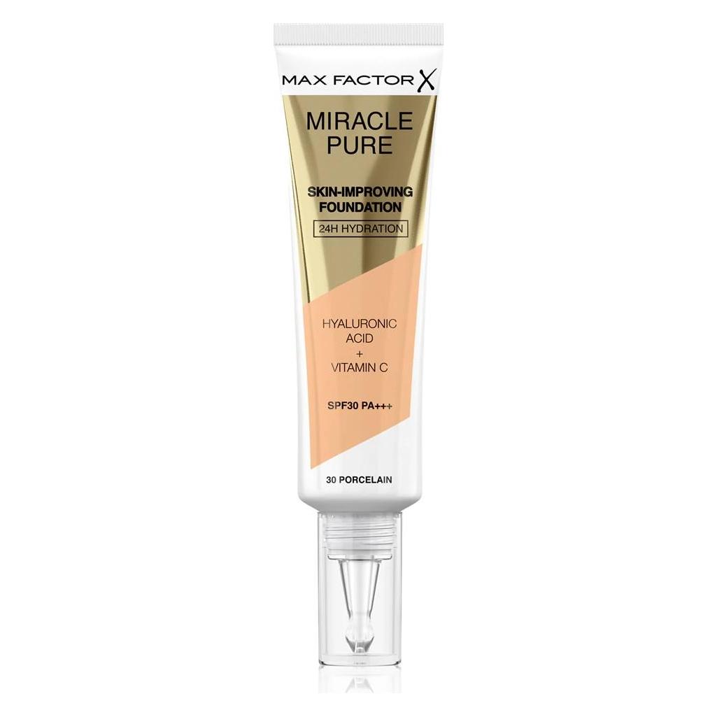 Max Factor Miracle Pure Skin-Improving Foundation (30 Porcelain) (3616302638727)