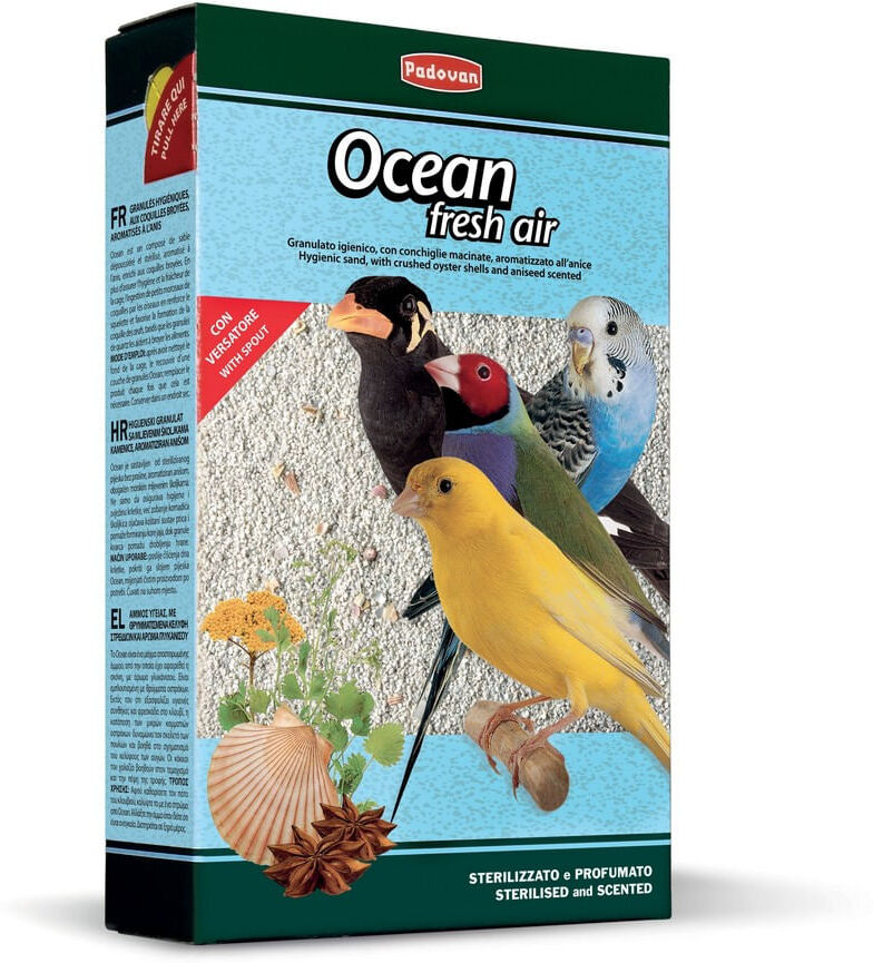 PADOVAN Lettiera per Uccelli Valman Ocean Fresh Air 1KG