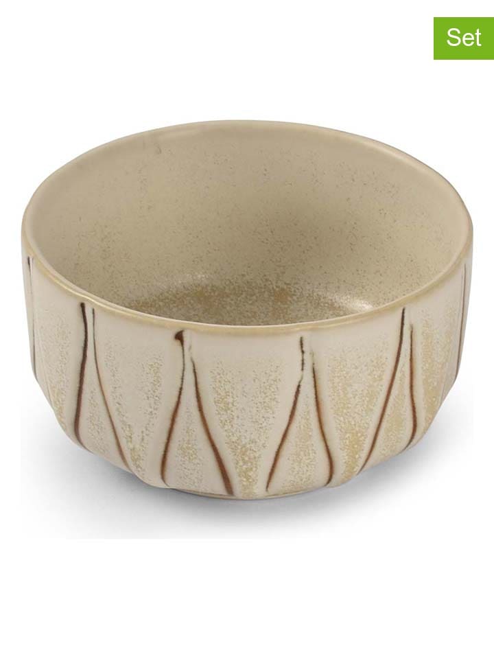 Salt and Pepper 4er-Set: Schalen "Orion" in Beige - (H)5 x Ø 10 cm - onesize