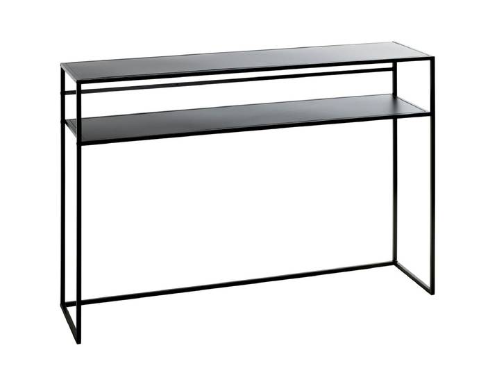 Konsole, schwarz, Metall