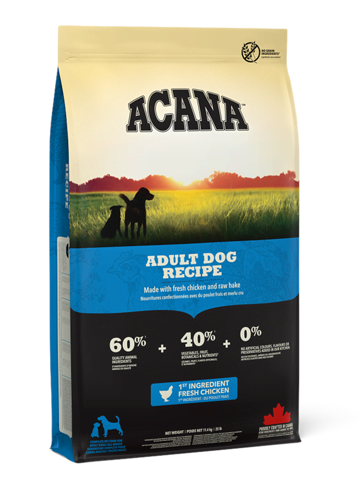 Acana Adult Dog Recipe Dry Dog Food 17 kg