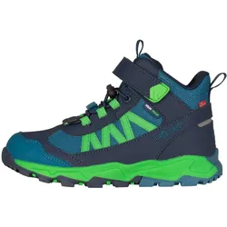Trollkids Kinder Tronfjell Hiker Mid Wanderstiefel - 33 - mystic blue/fresh green