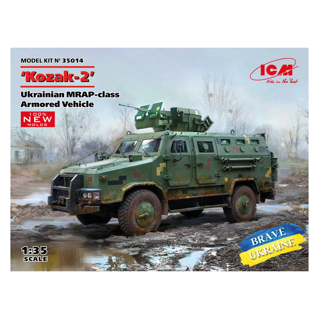 ICM Kozak-2, Ukrainian MRAP-class Armored Vehicle (100% new molds) (35014)