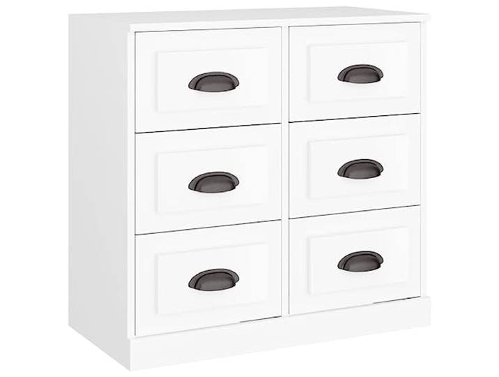 Kaorsrow Sideboard Weiß 70x35,5x67,5 cm Holzwerkstoff Schrank Vielseitiger Wohnzimmerschrank aus Holzwerkstoff in Weiß mit stabiler Oberplatte für Dekoration und Zimmerpflanzen.