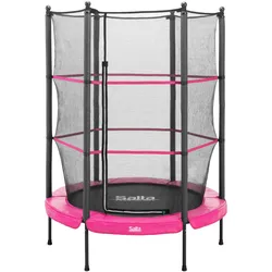 Salta Junior Trampoline für In- und Outdoor - rund - Ø140cm - Schutzrand Pink