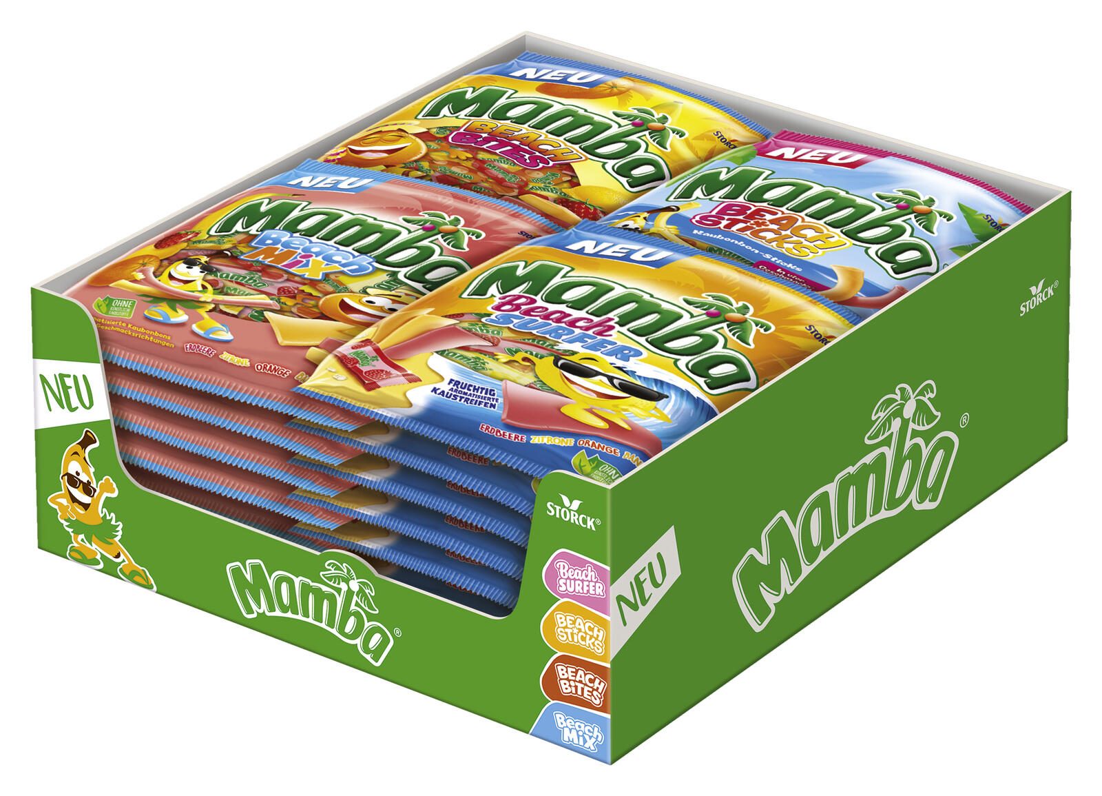 Mamba® Beach Sortiert Kaubonbons 119473