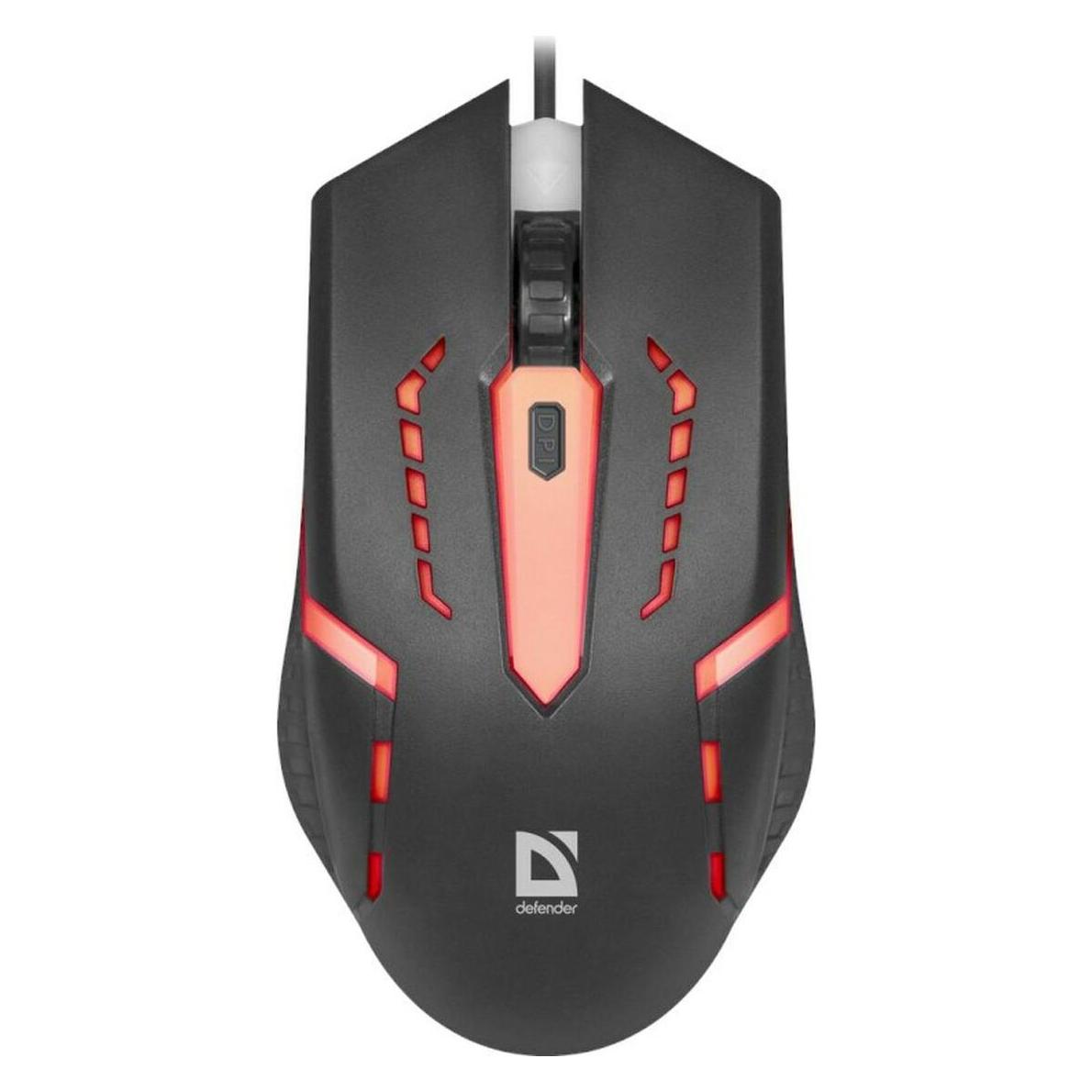 Defender MAUS FLASH MB-600L OPTIC LED 1200dpi 4P (Kabelgebunden) (52600)