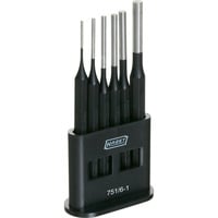 Splinttreiber-Satz (751/6-1), 6-teilig schwarz, Splinttreiber gleicher Länge