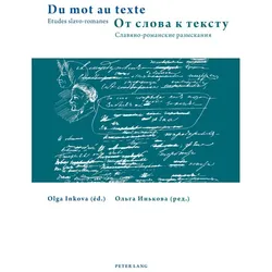 Du mot au texte-, Fachbücher von Olga Inkova