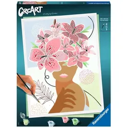 Ravensburger Beschäftigung - CreArt - Malen nach Zahlen 20275 – Flowers on my Mind