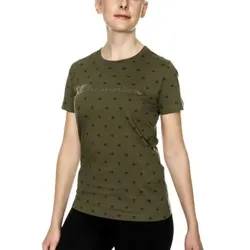 Champion American Classics T-shirt Grün Baumwolle Small Damen