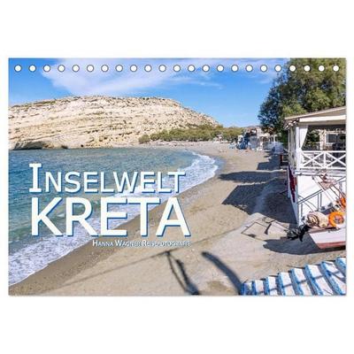 Inselwelt Kreta (Tischkalender 2026 DIN A5 quer), CALVENDO Monatskalender