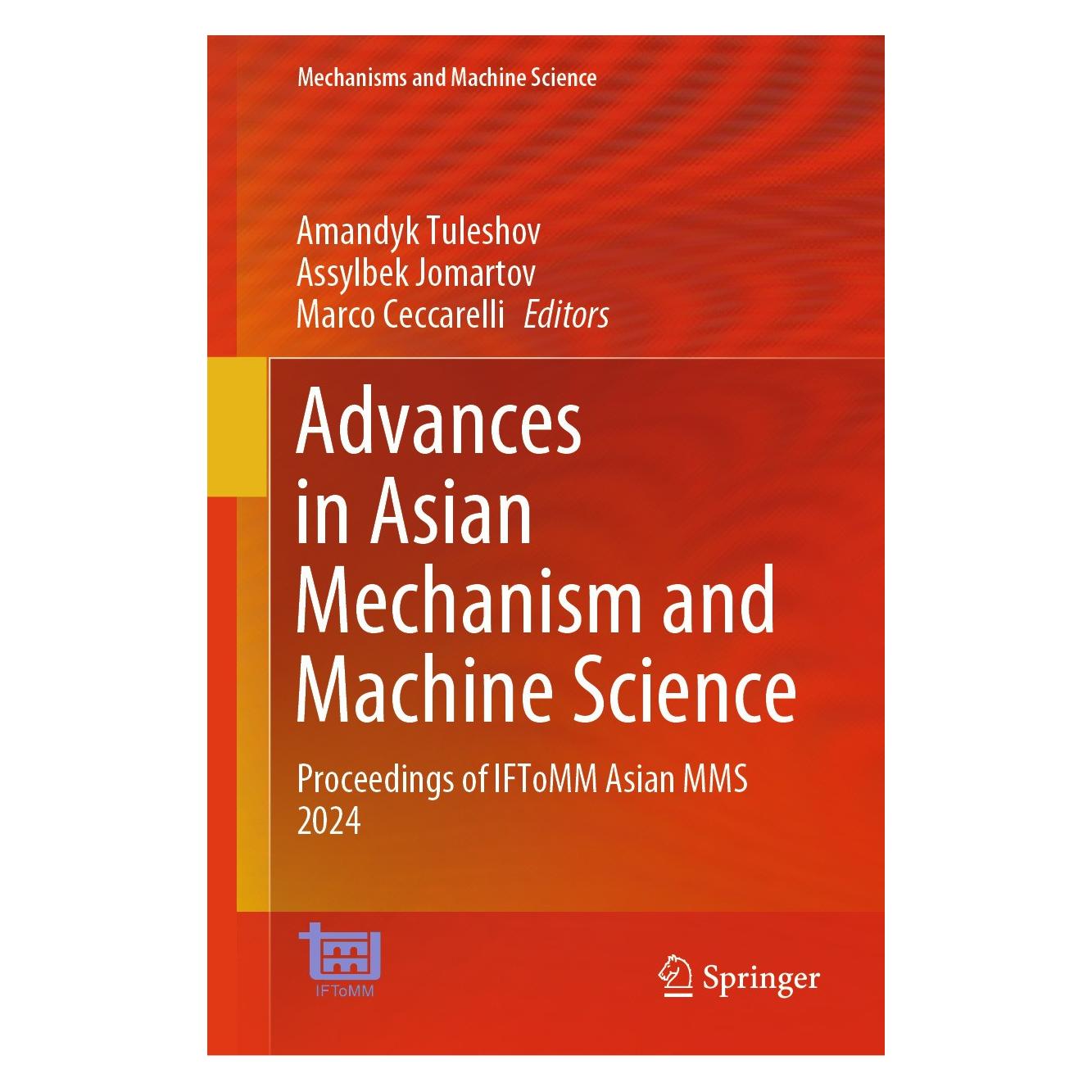 Springer Advances in Asian Mechanism and Machine Science (Englisch, Hardcover, Amandyk Tuleshov, Assylbek Jomartov, Marco Ceccarelli) (9783031675683)