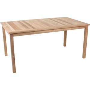 Garden-Pleasure Gartentisch SOLO, Teakholz, beige, 160 x 90 x 75 cm