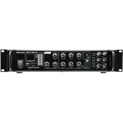 Omnitronic MPVZ-180.6P Mischverstärker, Stereoverstärker, Schwarz