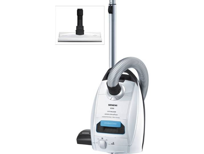 Siemens Staubsauger mit Beutel, Q5.0 extreme silencePower, Weiß, VSQ5X12M1