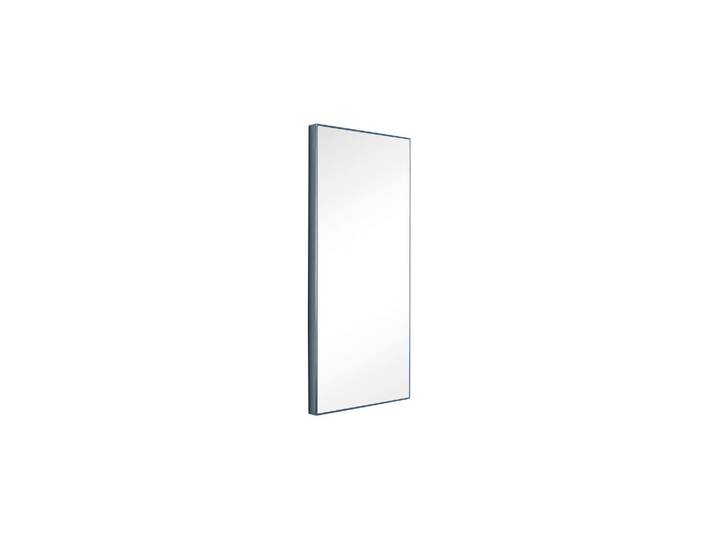 Miroir en métal bleu pétrole, rectangulaire, à fixer, vertical -