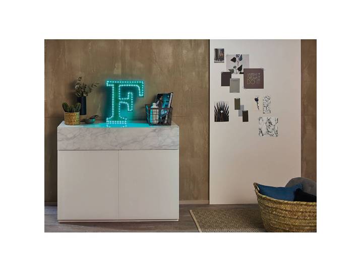 Plafonnier FlexLED I 150 x 0 x 1cm Blanc Matériau : Matière plastique Type de matière synthétique : Silicone LED Module LED