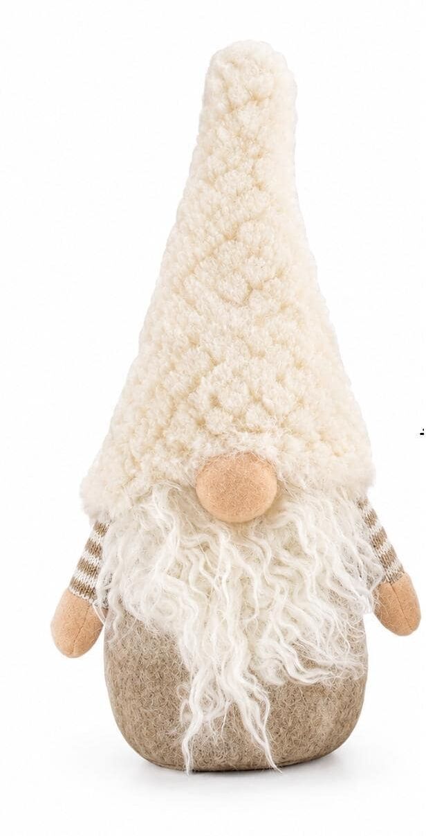 Weihnachtsfigur CHALET "CHALET Wichtel Alfred Wichtel", weiß, B:14cm H:35cm, Dekofiguren, Weihnachtsfigur weiß B/H/T: 14cm x 35cm