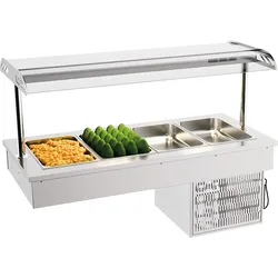 Combisteel Einbau-Kühlwanne mit 230V und GN4/1