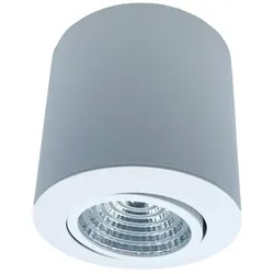 Aktion: Nur noch angezeigter Bestand verfügbar - Schwenkbarer LED Deckenstrahler COB SLIM+ R Aufbau dimmbar in Weiß Mobilux 01660099
