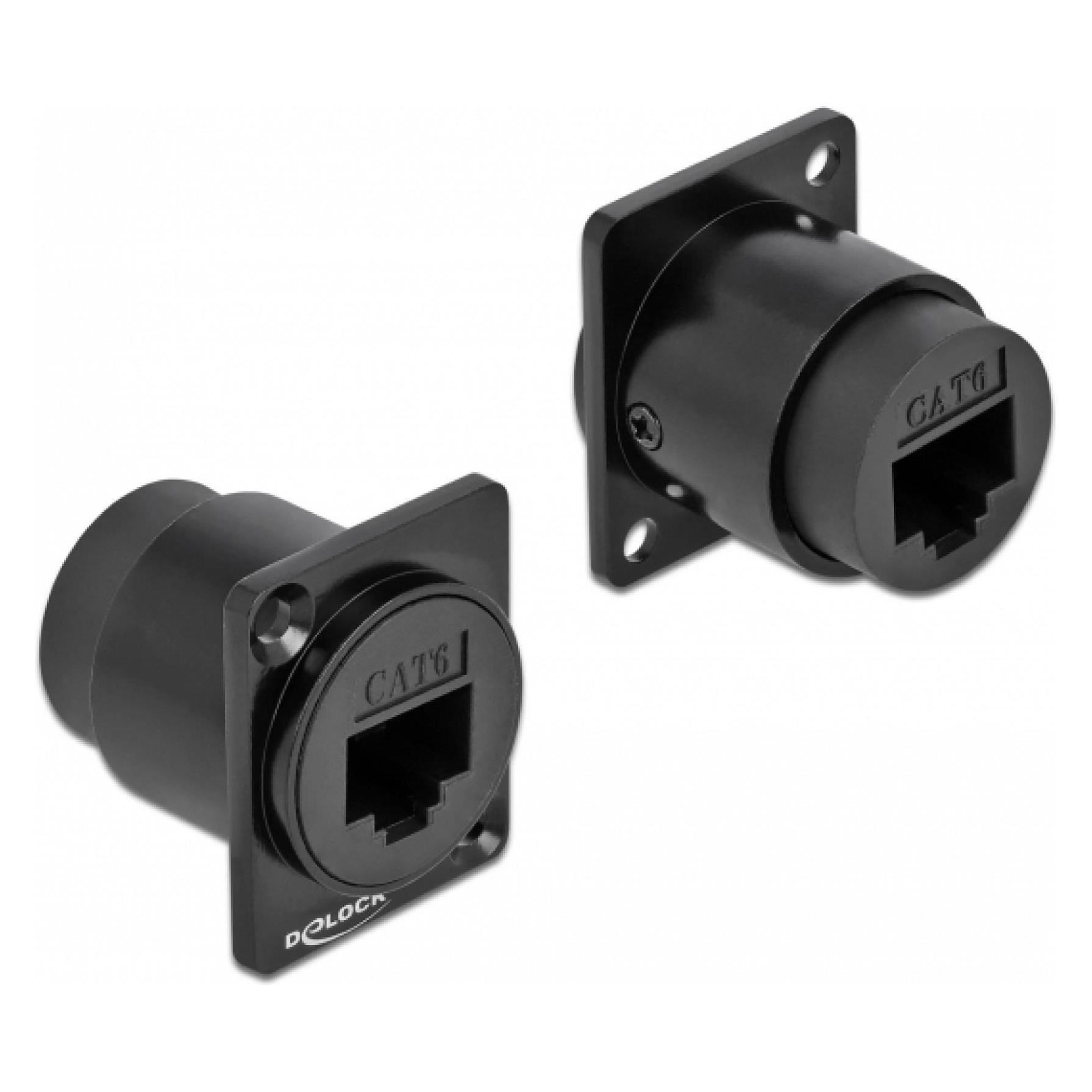 Delock D-Type Module RJ45 Cat.6 jack to jack (Netzwerk Zubehör) (86782)